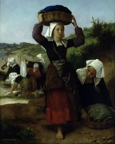 Washerwomen of Fouesnant William-Adolphe Bouguereau